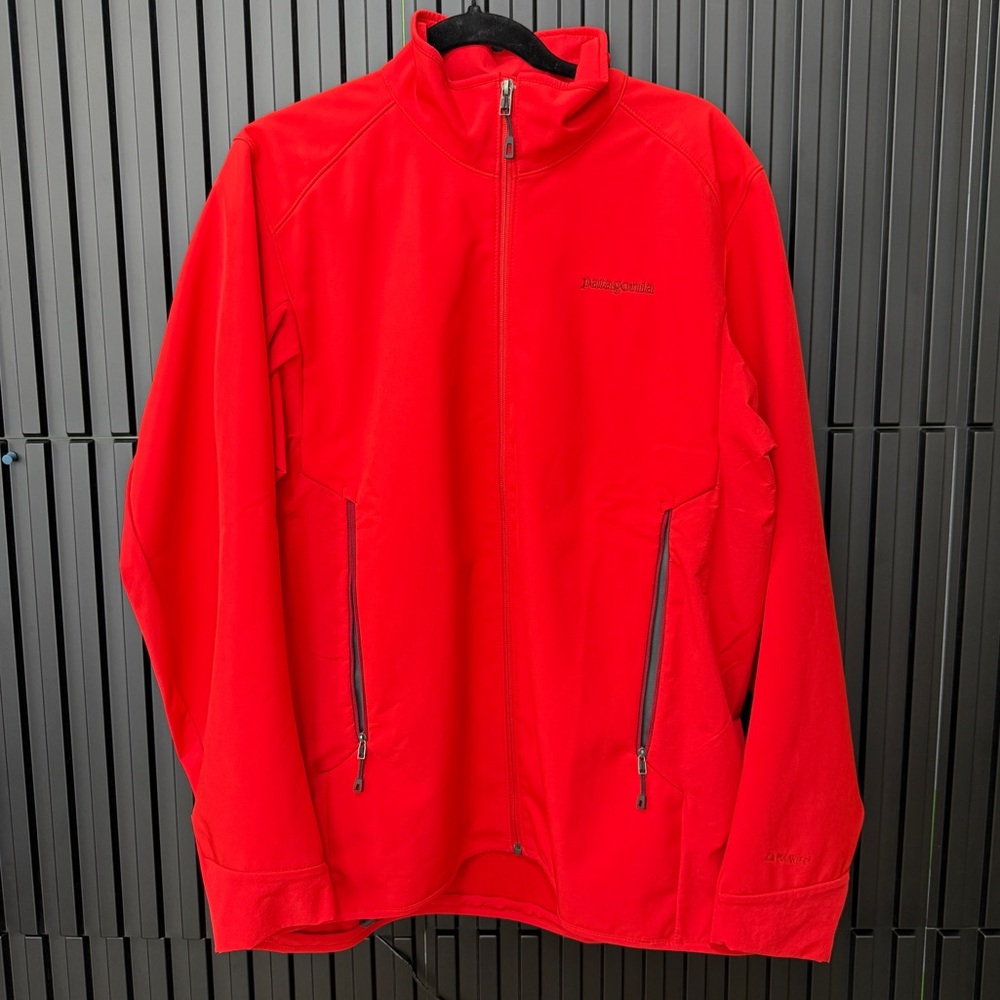Patagonia Red Performance Jacket Lightweight Weather-Resistant Size Large